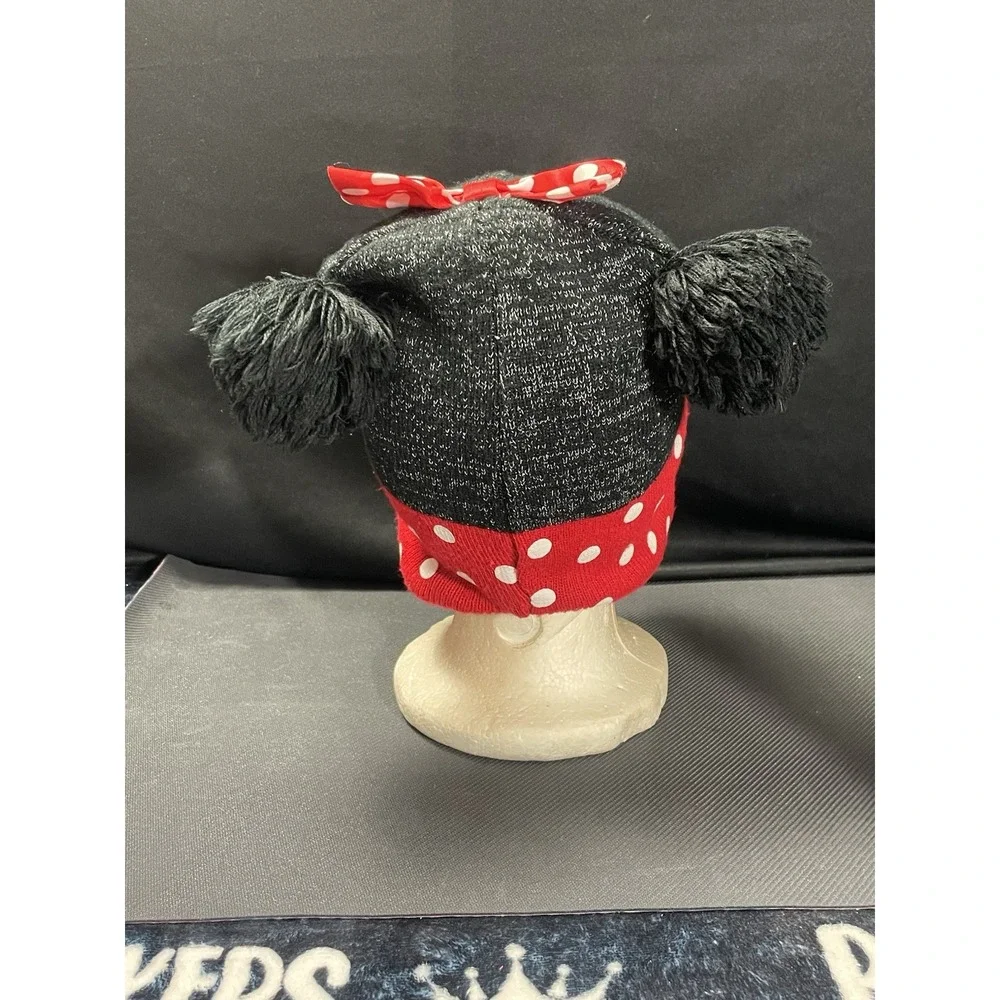 Disney Minnie Mouse Girls Polka Dot Winter Hat Beanie Ear‎ Warmer for Toddlers